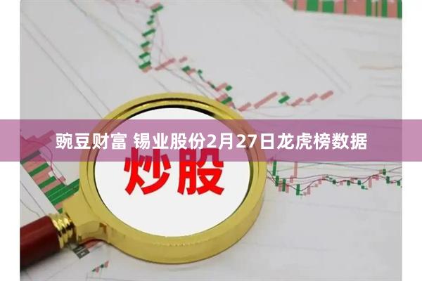 豌豆财富 锡业股份2月27日龙虎榜数据